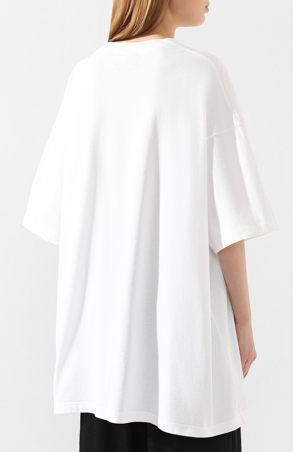 Хлопковая футболка VETEMENTS, арт. SS20TR248 1618/W/WHITE, фото 4
