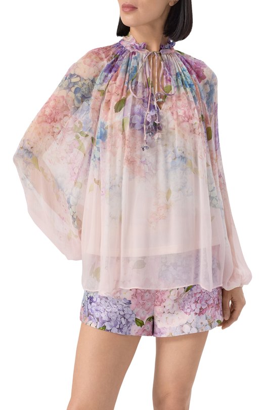Блузка из вискозы Zimmermann 0991TS252 Кремовый  0991TS252 Фото 3