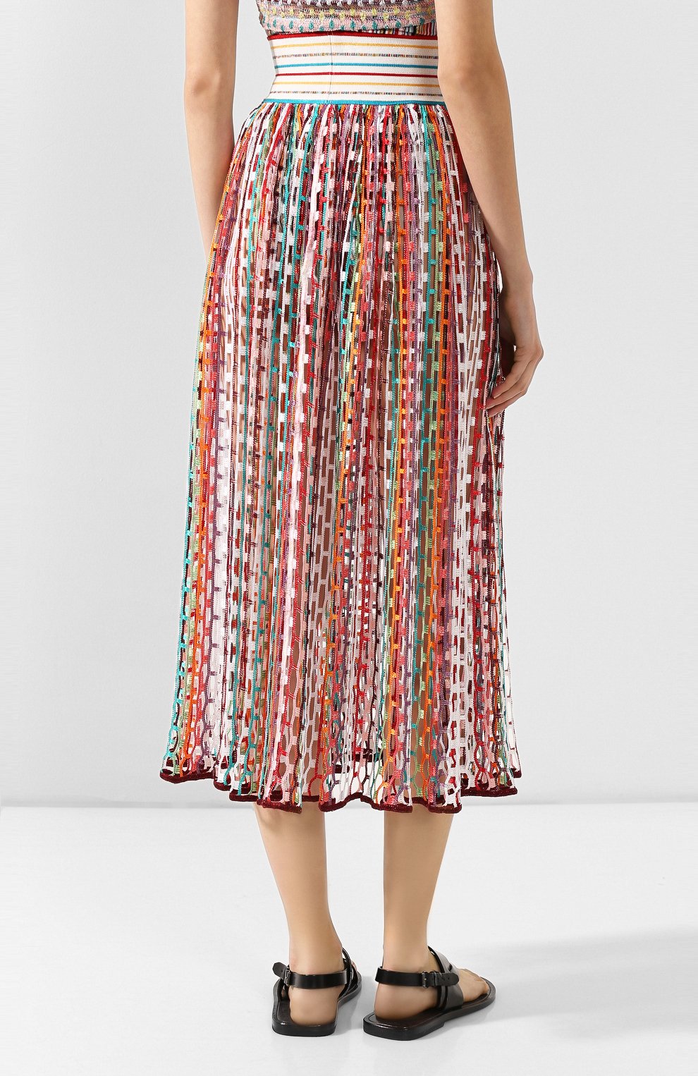 Юбка-миди MISSONI разноцветного цвета по цене 56300 руб., арт. MMH00024/BV004R, фото 4 Юбка-миди MISSONI, арт. MMH00024/BV004R, фото 4