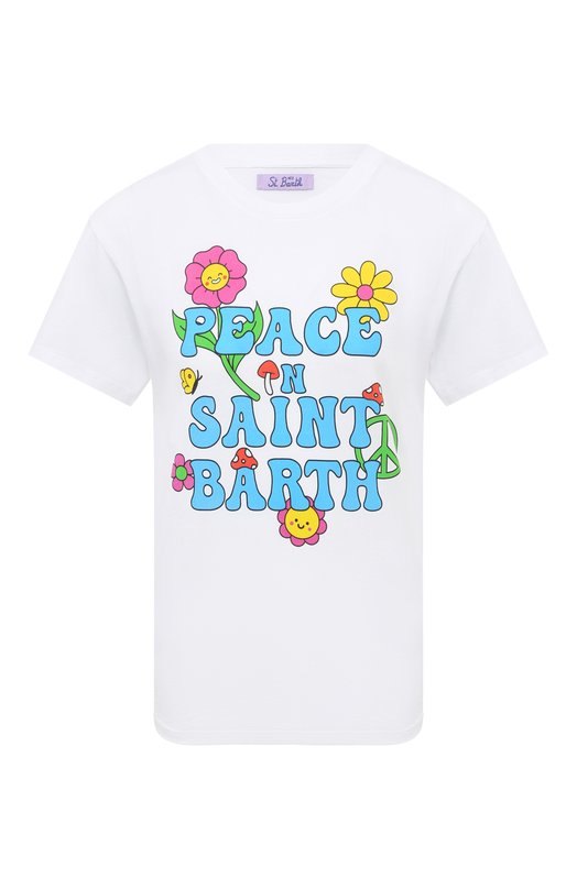 Хлопковая футболка MC2 Saint Barth STBW/EMILIE/04877D Белый STBW/EMILIE/04877D