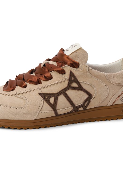 Замшевые кеды Exposure Naked Wolfe EXP0SURE/SUEDE Бежевый  EXP0SURE/SUEDE Фото 7