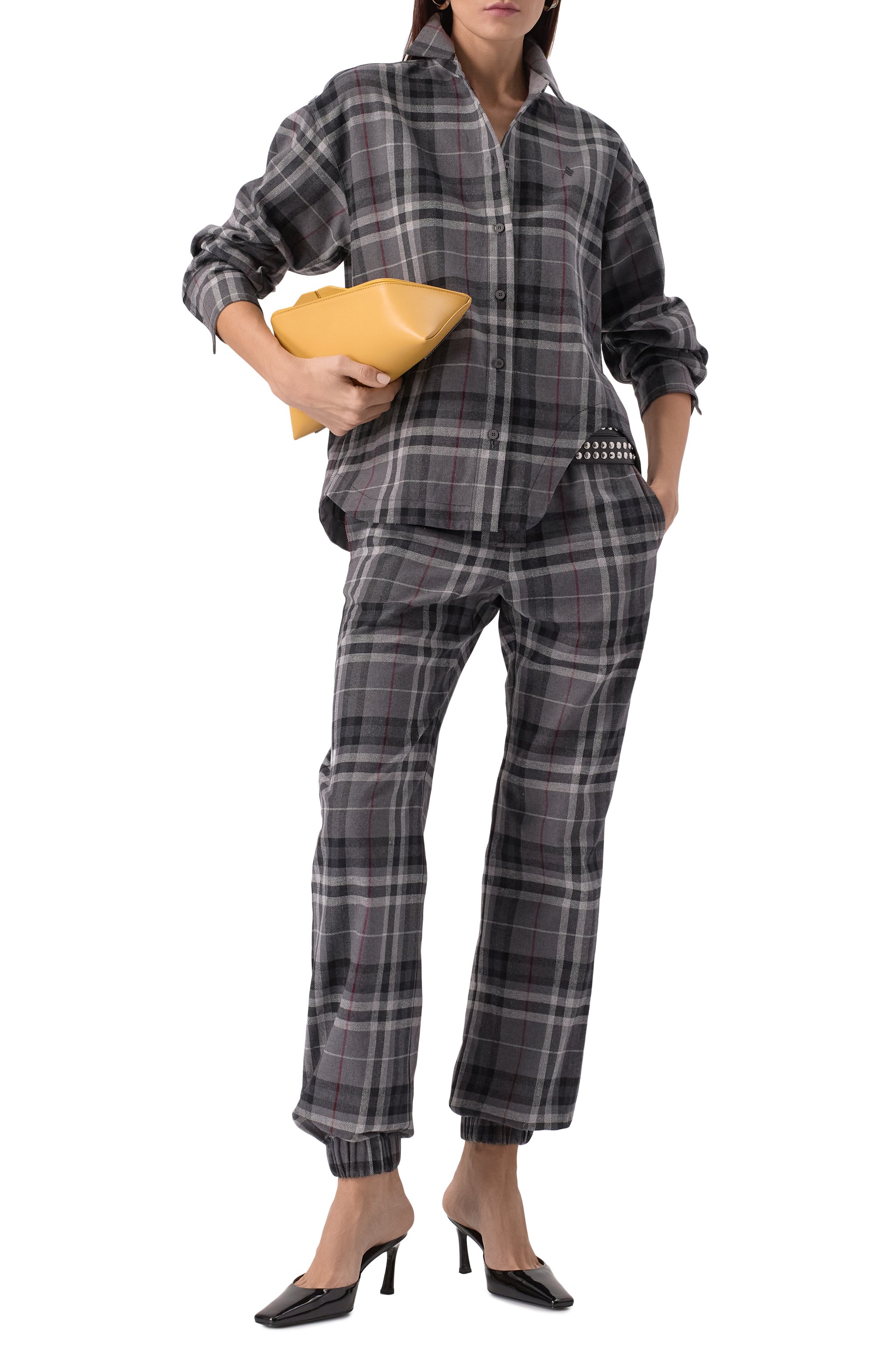 Хлопковая рубашка THE ATTICO, арт. 250WCH00014/CCC050AA, фото 2