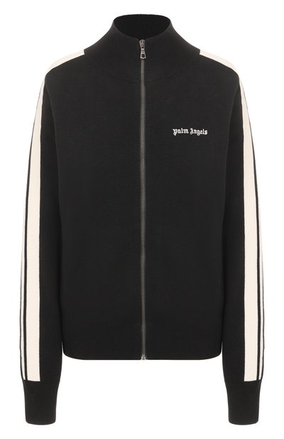 Женский кардиган из шерсти и вискозы PALM ANGELS, арт. PWHA062F25KNI001