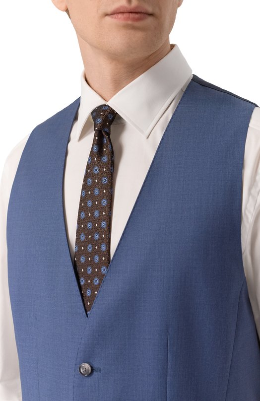 Шерстяной жилет BOSS 50469160 Синий  50469160 Фото 5