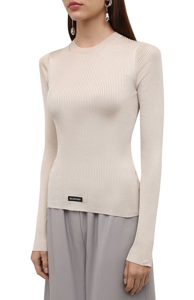 Пуловер BALENCIAGA бежевого цвета по цене 107500 руб., арт. 678565/T6193, фото 3 Пуловер BALENCIAGA, арт. 678565/T6193, фото 3