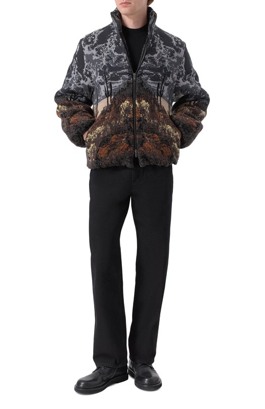 Бомбер из хлопка и шерсти Laneus F5LAMAKJ160 Серый  F5LAMAKJ160 Фото 2