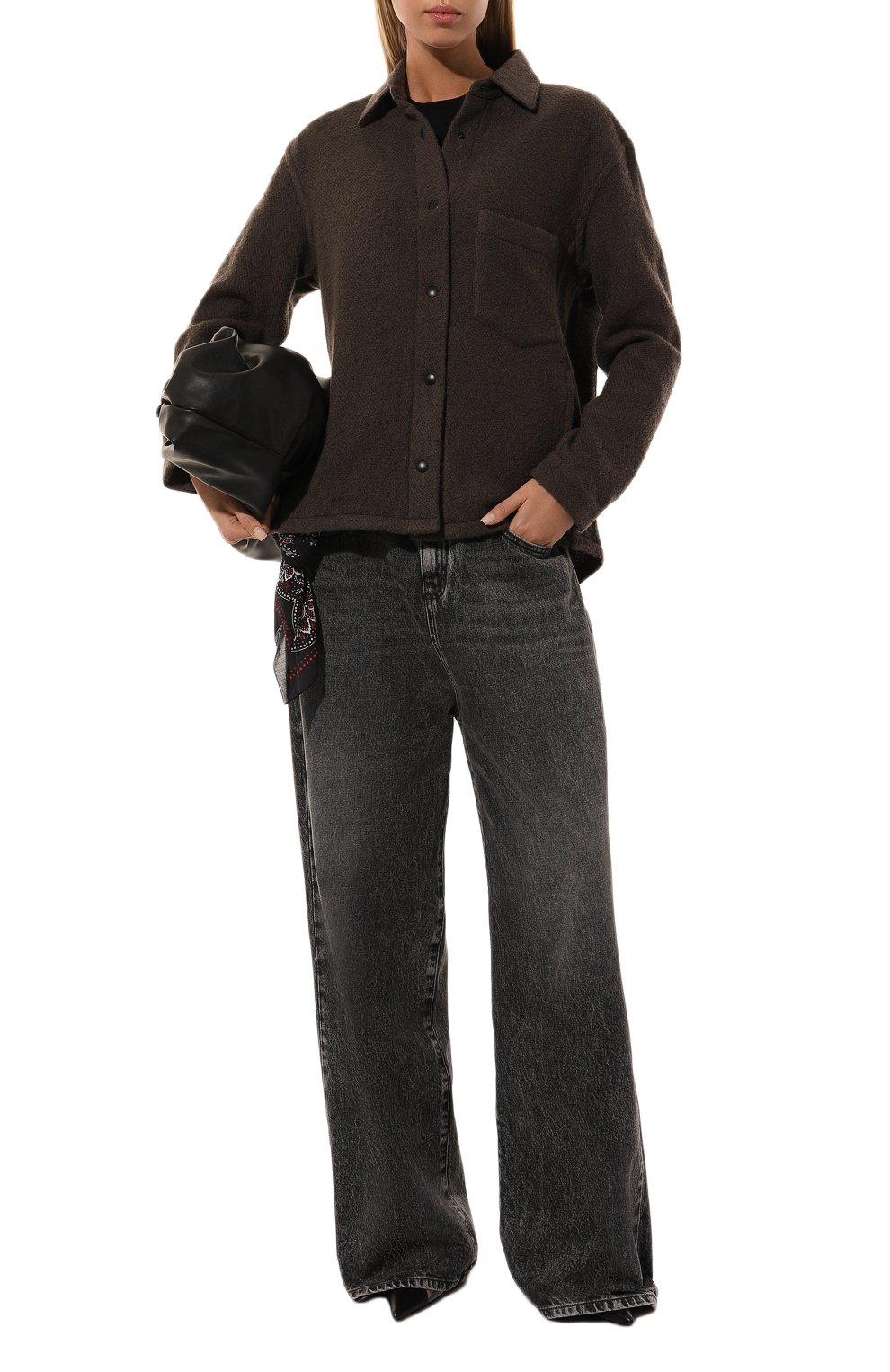 Шерстяная рубашка DESTIN темно-коричневого цвета по цене 53950 руб., арт. NIK0LEBAND P0EM, фото 2 Шерстяная рубашка DESTIN, арт. NIK0LEBAND P0EM, фото 2