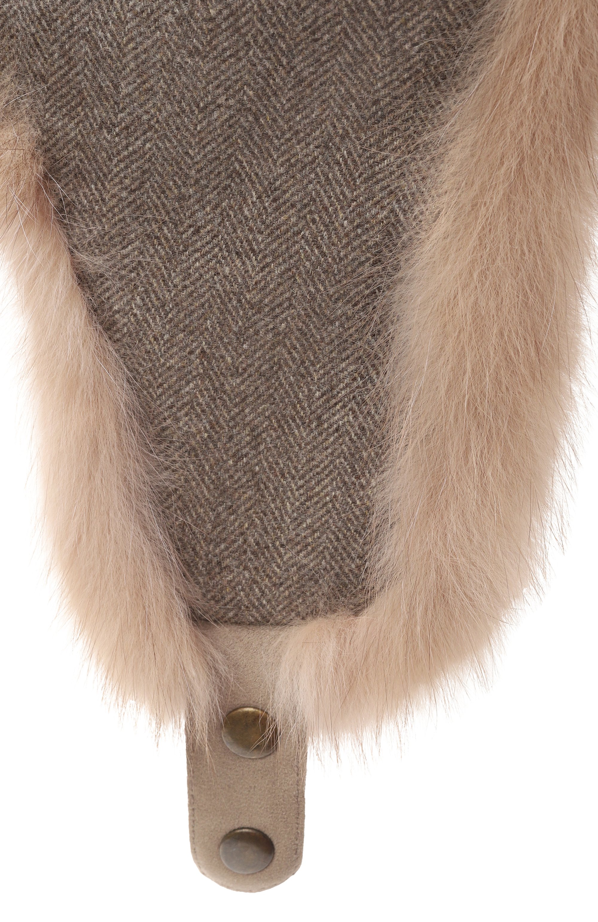 Кашемировая шапка-ушанка майкл с мехом соболя FURLAND, арт. 0201414210034100023, фото 3