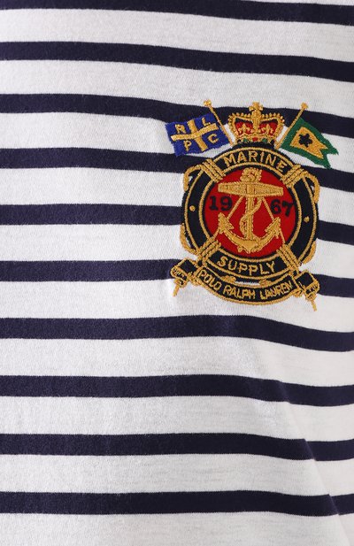 Хлопковая футболка POLO RALPH LAUREN белого цвета по цене 5880 руб., арт. 211732284, фото 5 Хлопковая футболка POLO RALPH LAUREN, арт. 211732284, фото 5