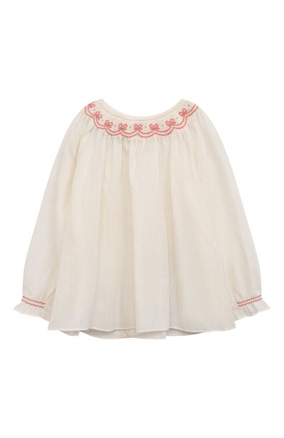 Хлопковая блузка GUCCI, арт. 615541 ZAEFQ