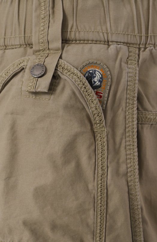 Хлопковые шорты Parajumpers PMPATW07 Бежевый  PMPATW07 Фото 6