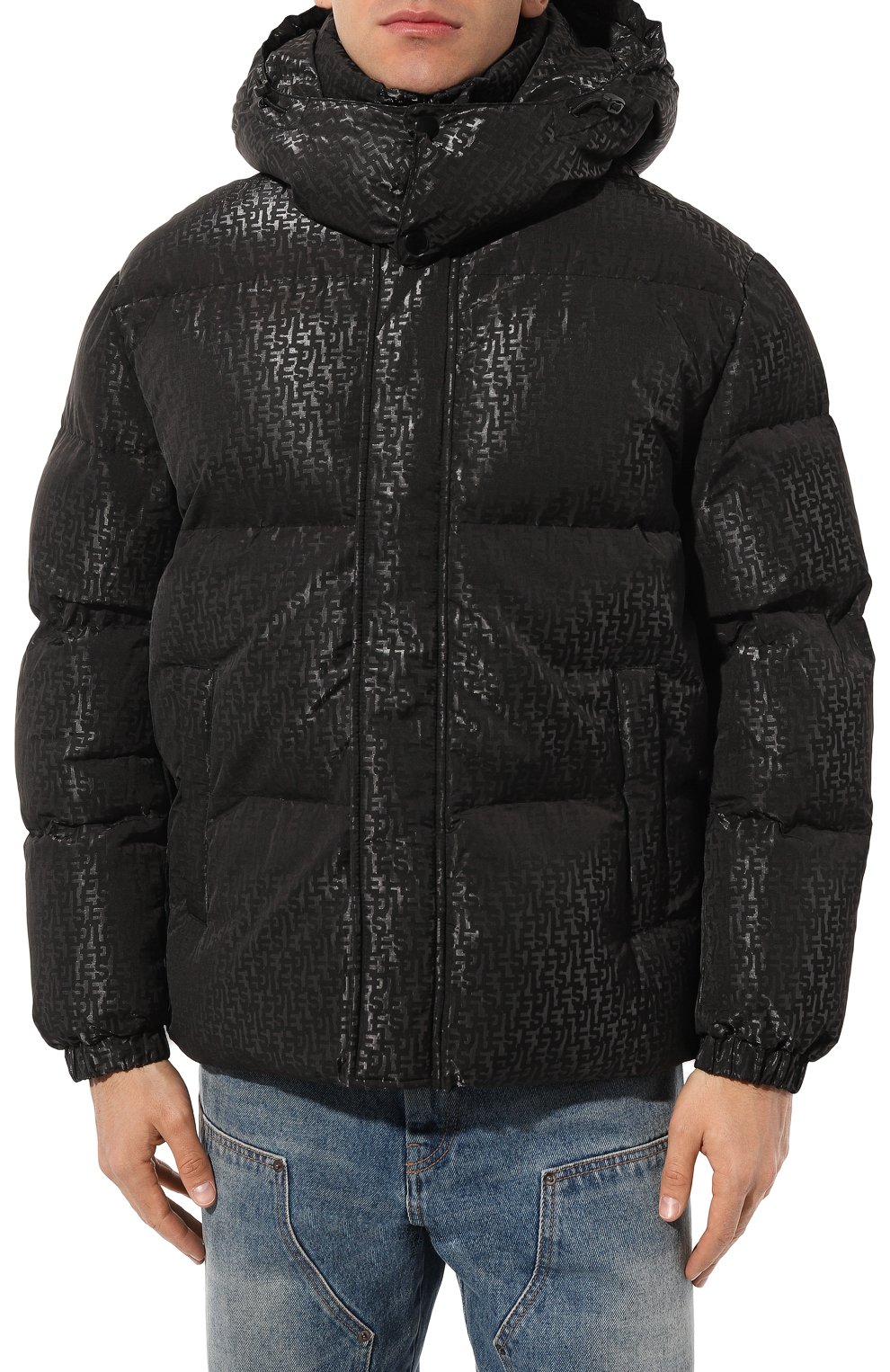 Пуховик DIESEL черного цвета по цене 52250 руб., арт. A10489/0DNAU, фото 3 Пуховик DIESEL, арт. A10489/0DNAU, фото 3
