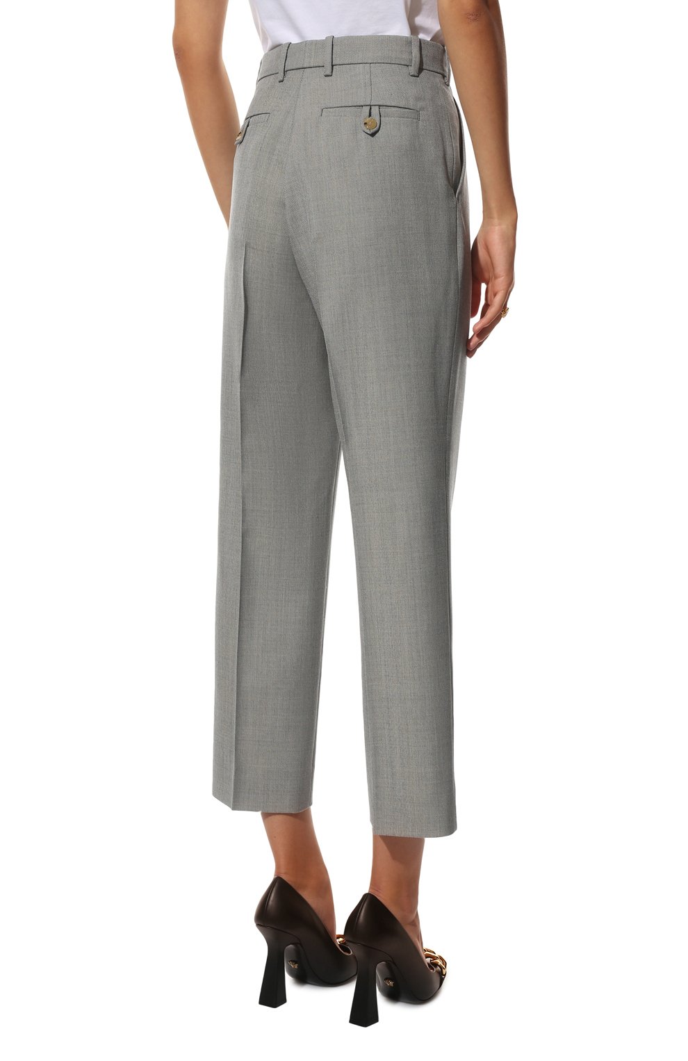 Шерстяные брюки GUCCI, арт. 675974/ZACFE, фото 4