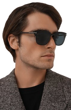 Мужские оправа TOM FORD коричневого цвета, арт. TF5683-B 052 | Фото 7 (Тип очков: Оправа; Региональные ограничения белый список (Axapta Mercury): RU, Не проставлено; Кросс-КТ: Оправы-мужское; Нос: Не проставлено; Оптика Гендер: оптика-мужское)
