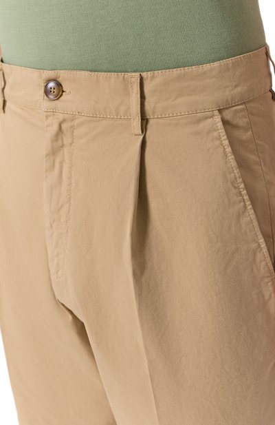 Хлопковые шорты CANALI бежевого цвета по цене 39950 руб., арт. D95608/PT01482, фото 5 Хлопковые шорты CANALI, арт. D95608/PT01482, фото 5