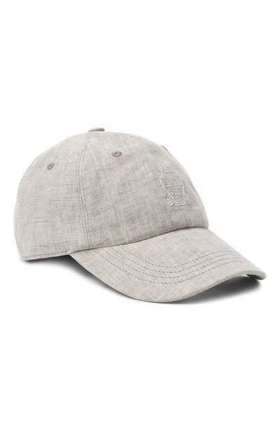 Льняная бейсболка BRUNELLO CUCINELLI, арт. BB430W322B