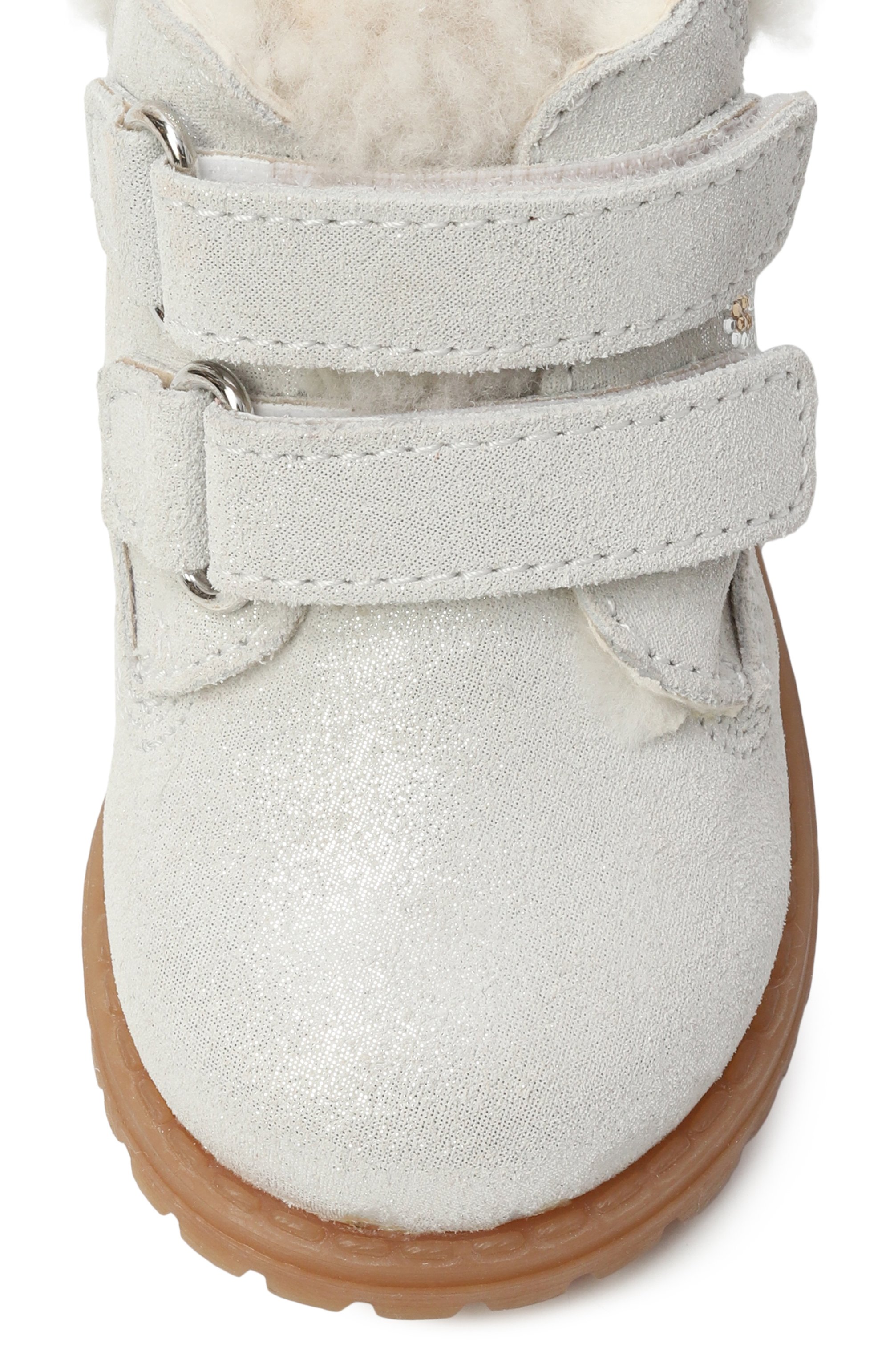 Утепленные ботинки WALKEY серебряного цвета по цене 15000 руб., арт. Y1A5-43971-1761100/19-24, фото 4 Утепленные ботинки WALKEY, арт. Y1A5-43971-1761100/19-24, фото 4