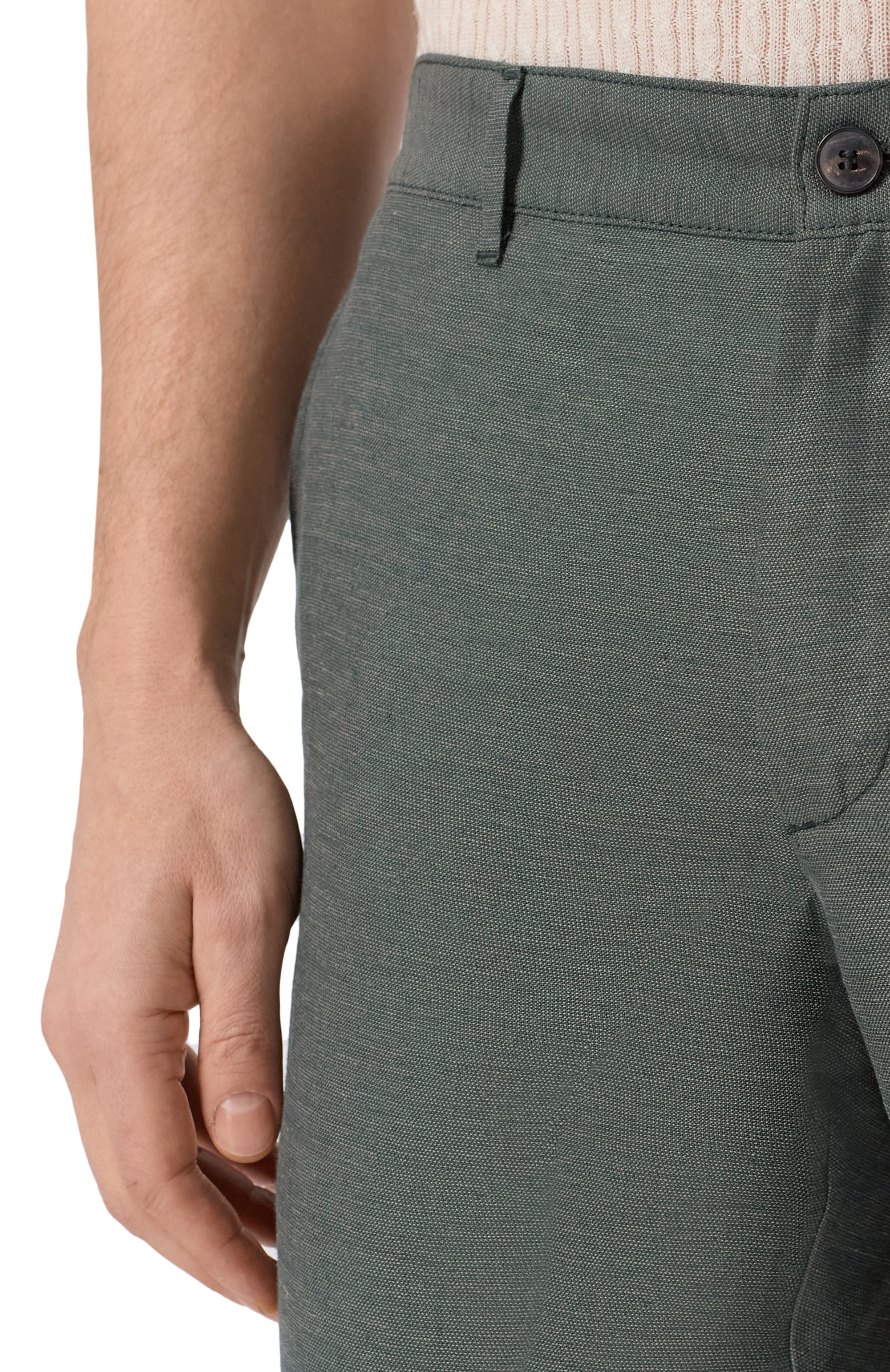 Брюки изо льна и шелка MVST, арт. M26.CSM.T405/TXAVI, фото 5