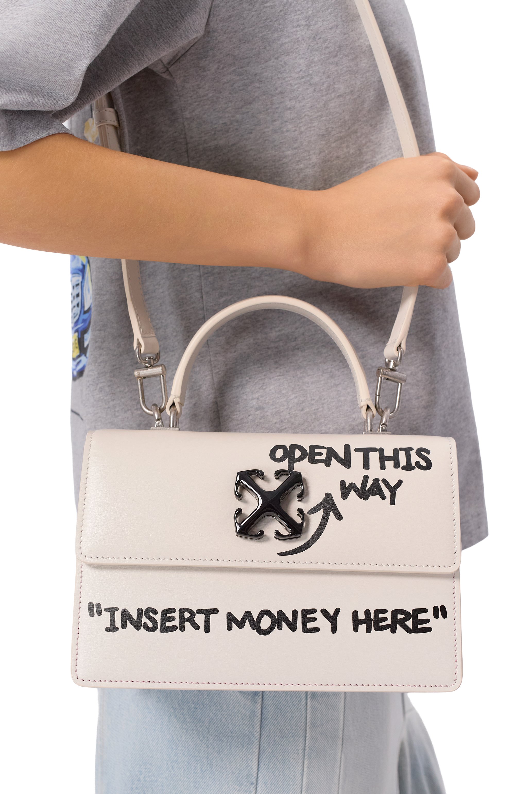 Сумка jitney 1.4 OFF-WHITE, арт. 0WNP062C99LEA004, фото 2