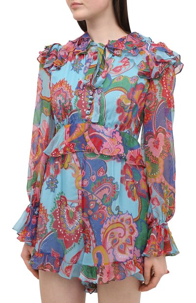 Шелковый комбинезон ZIMMERMANN, арт. 9951YAND, фото 3