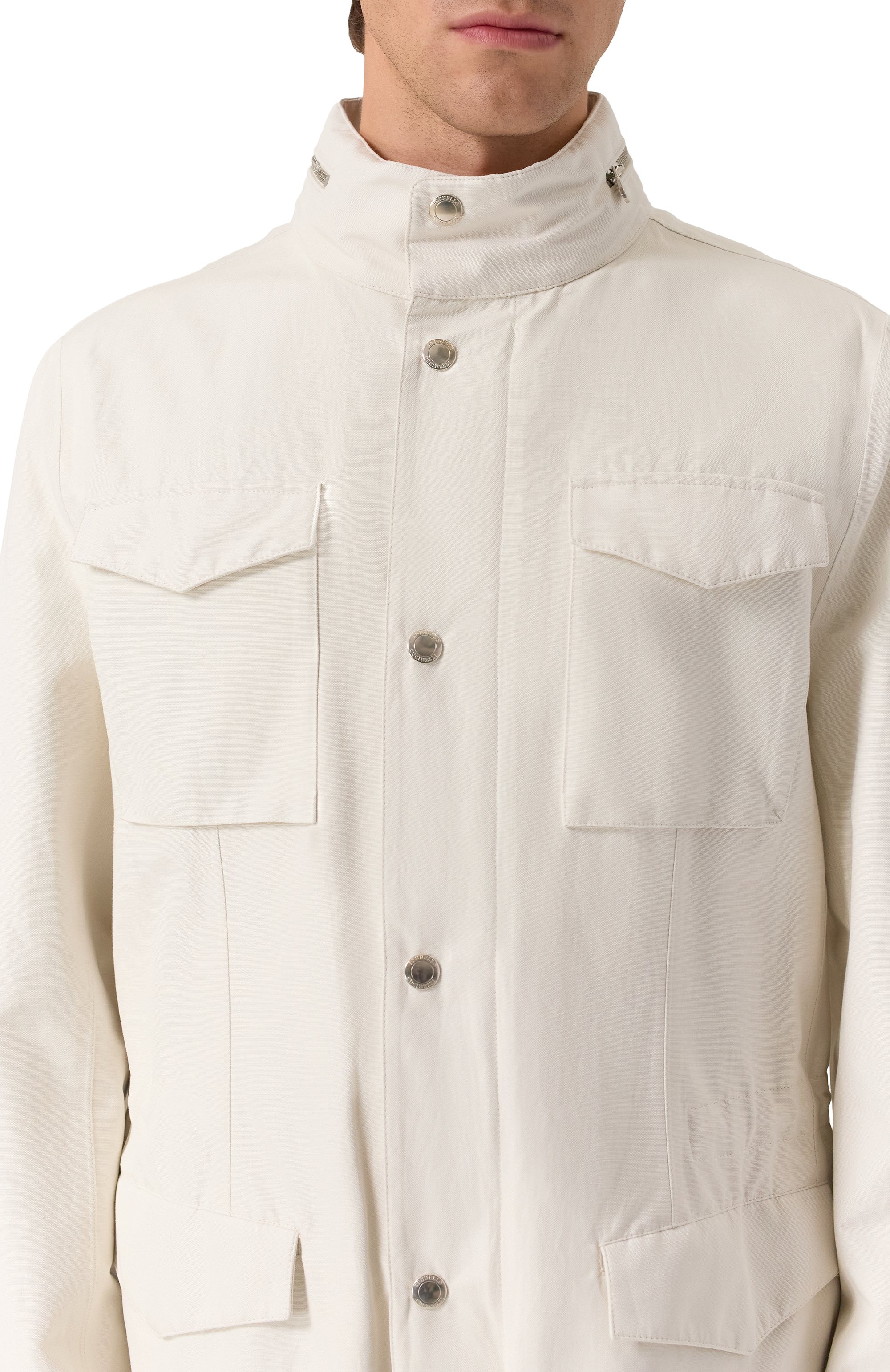 Куртка изо льна и шелка BRUNELLO CUCINELLI, арт. MB4086113, фото 5