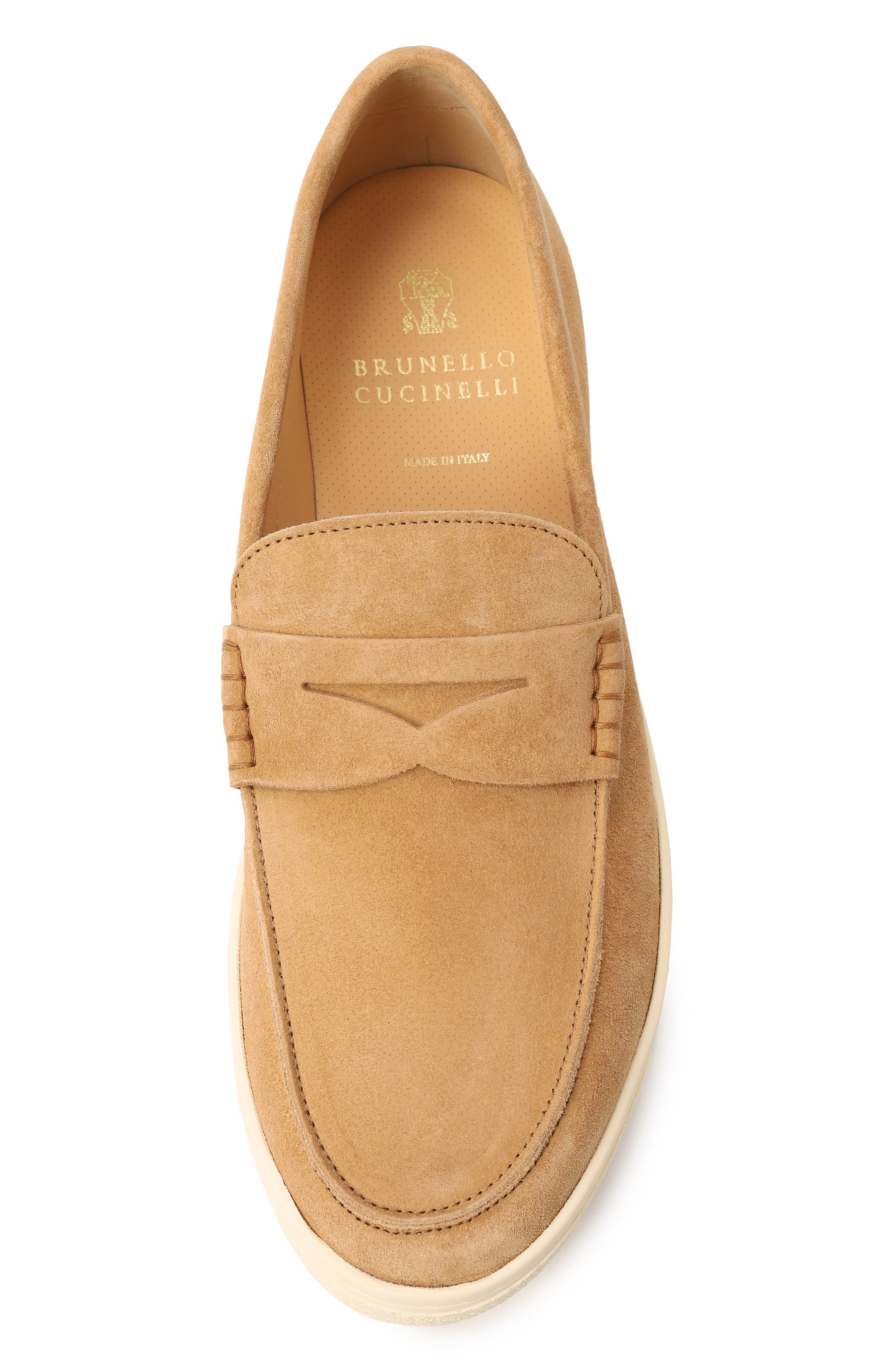 Замшевые пенни-лоферы BRUNELLO CUCINELLI, арт. MZUSILN312, фото 6