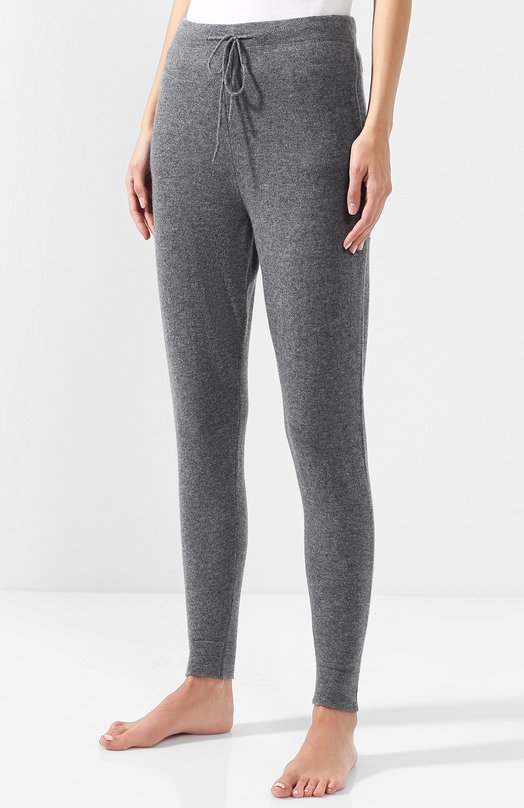 Кашемировые брюки-скинни Le Kasha Серый, фото 3