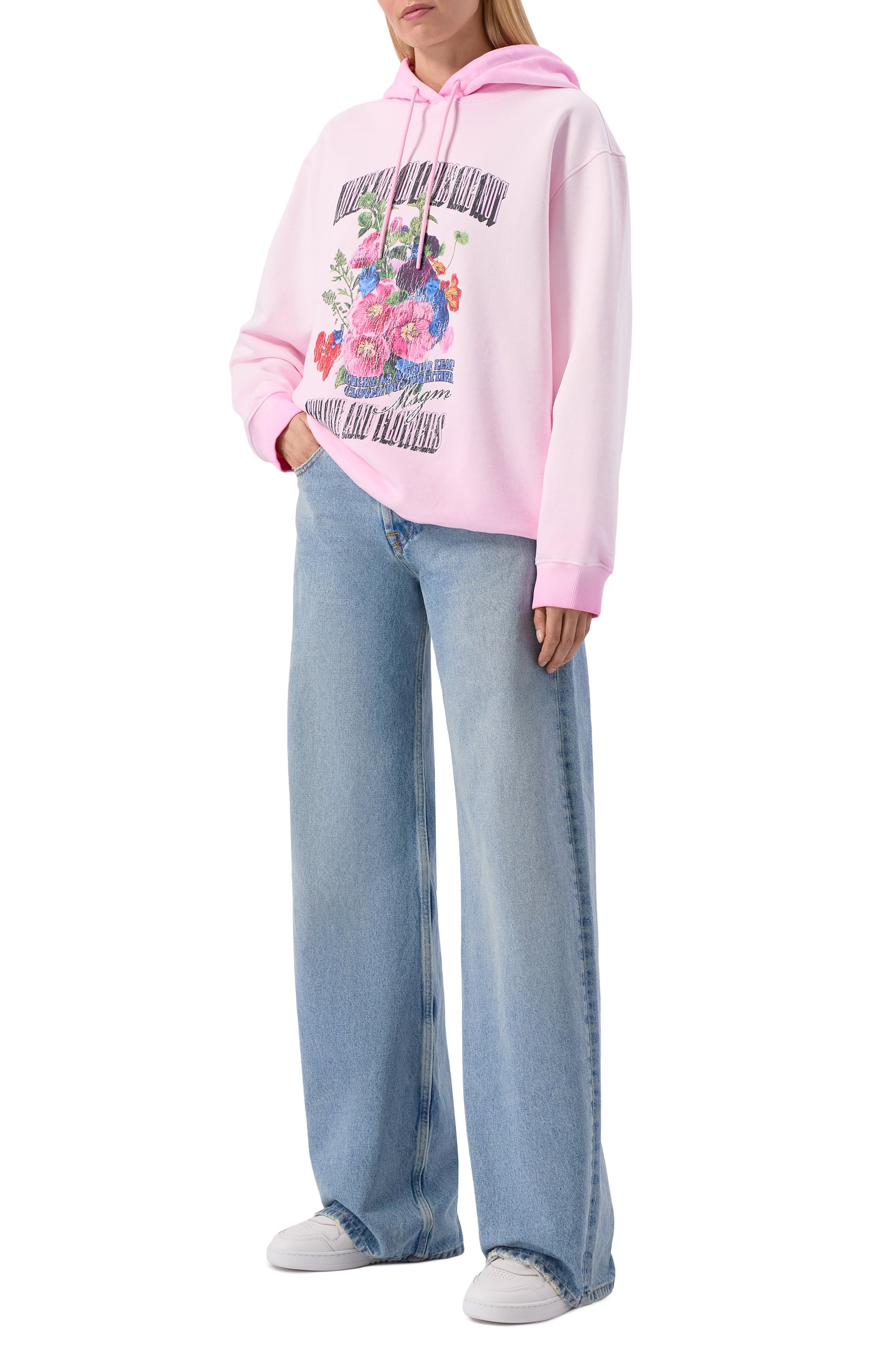 Хлопковое худи MSGM, арт. 4041MDM140SE/267287, фото 2