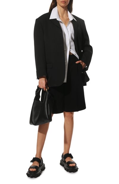 Кожаные сандалии trackstud VALENTINO, арт. XW2S0EB9/KBS, фото 2