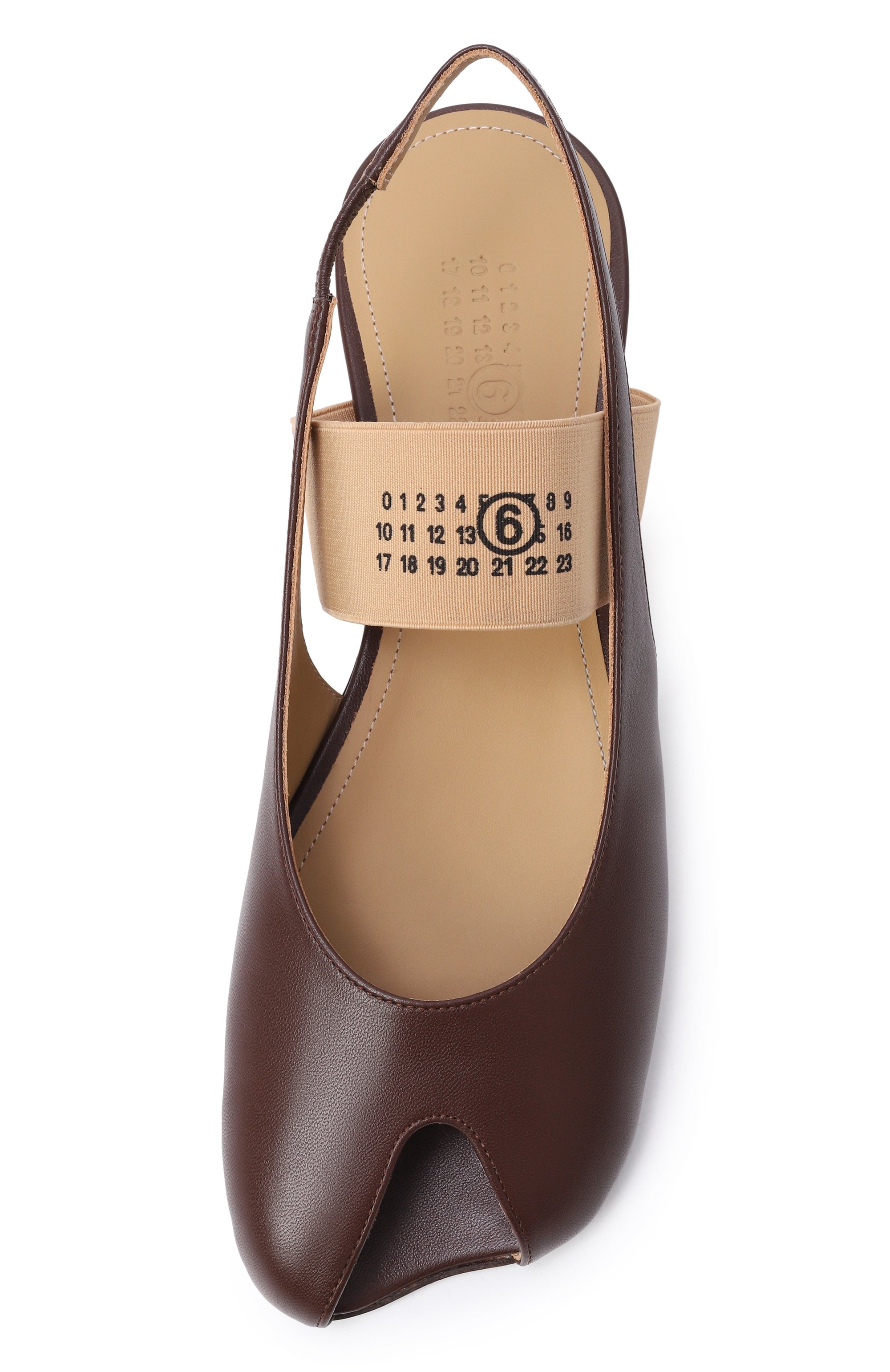 Кожаные балетки anatomic MM6, арт. S59WP0212/P3628, фото 6