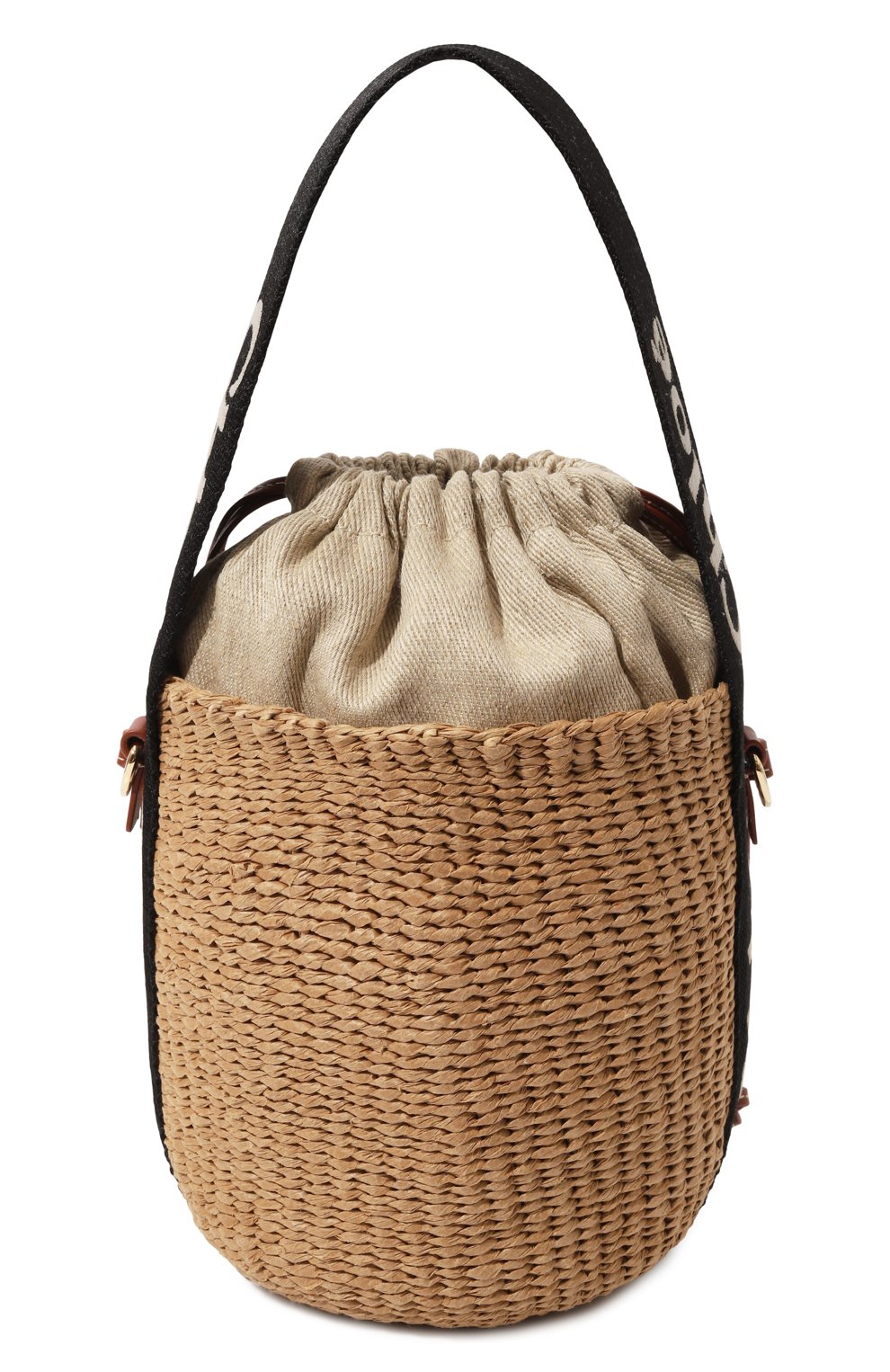 Сумка chloé x mifuko woody small CHLOÉ, арт. CHC23AS381L18, фото 6