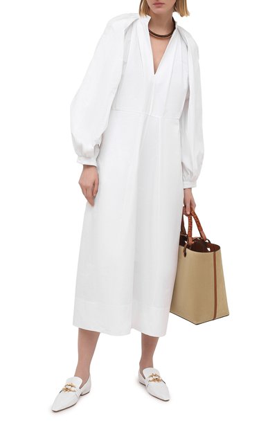 Хлопковое платье JIL SANDER, арт. JSPS502306-WS244200, фото 2