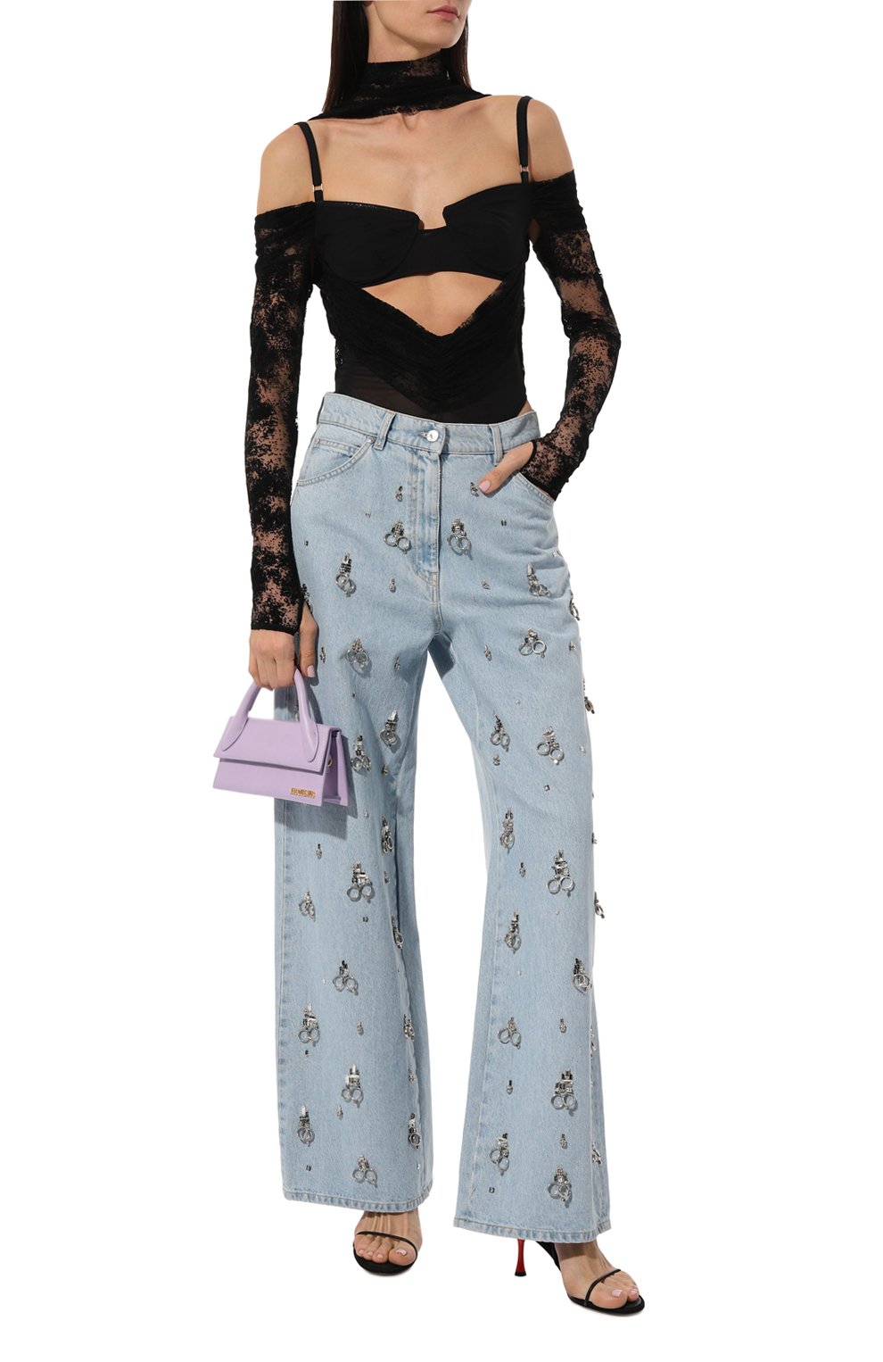 Сумка le chiquito JACQUEMUS сиреневого цвета по цене 92850 руб., арт. 22H/213BA004-3065, фото 7 Сумка le chiquito JACQUEMUS, арт. 22H/213BA004-3065, фото 7