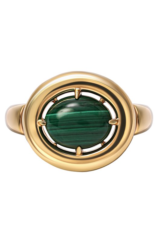 Кольцо AI с малахитом Moonka AI-925YG-RG00-MLH Зелёный AI-925YG-RG00-MLH