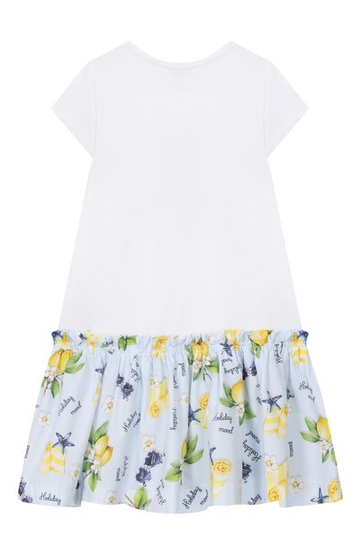 Хлопковое платье MONNALISA, арт. 11G916RU