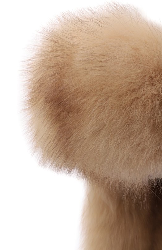 Меховая шапка-ушанка из норки и соболя FurLand 0090907410147600000 Белый  0090907410147600000 Фото 3
