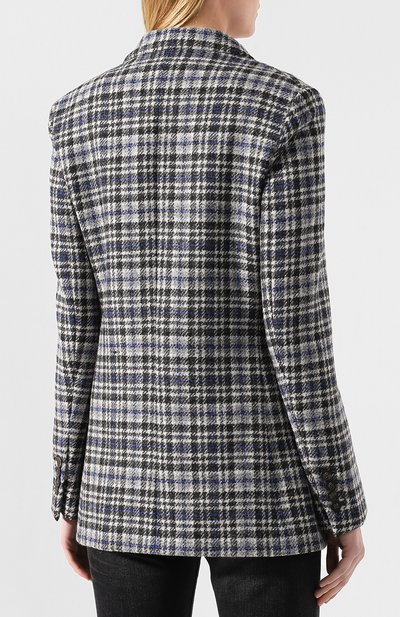 Шерстяной жакет GOLDEN GOOSE DELUXE BRAND черного цвета по цене 69950 руб., арт. G35WP192.A3, фото 4 Шерстяной жакет GOLDEN GOOSE DELUXE BRAND, арт. G35WP192.A3, фото 4