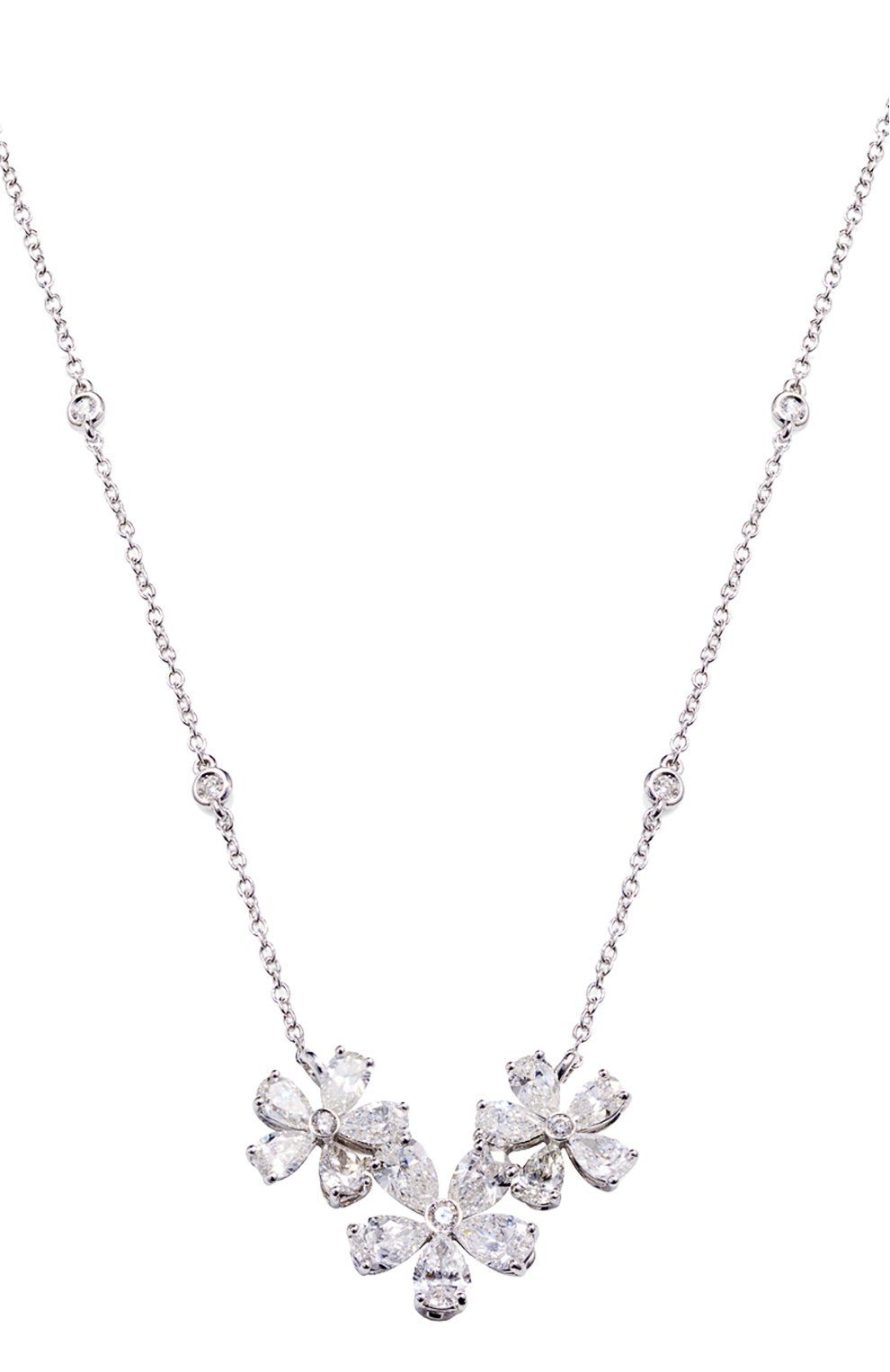 Колье MERCURY, арт. MN20383/WG/3FLSM, фото 1