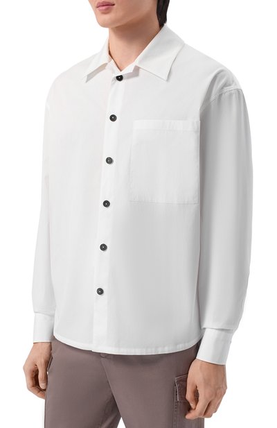Хлопковая рубашка KITON, арт. UMM0756K0709H, фото 3