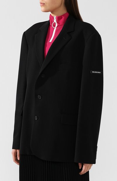 Шерстяной жакет BALENCIAGA, арт. 556714/TDT06, фото 3