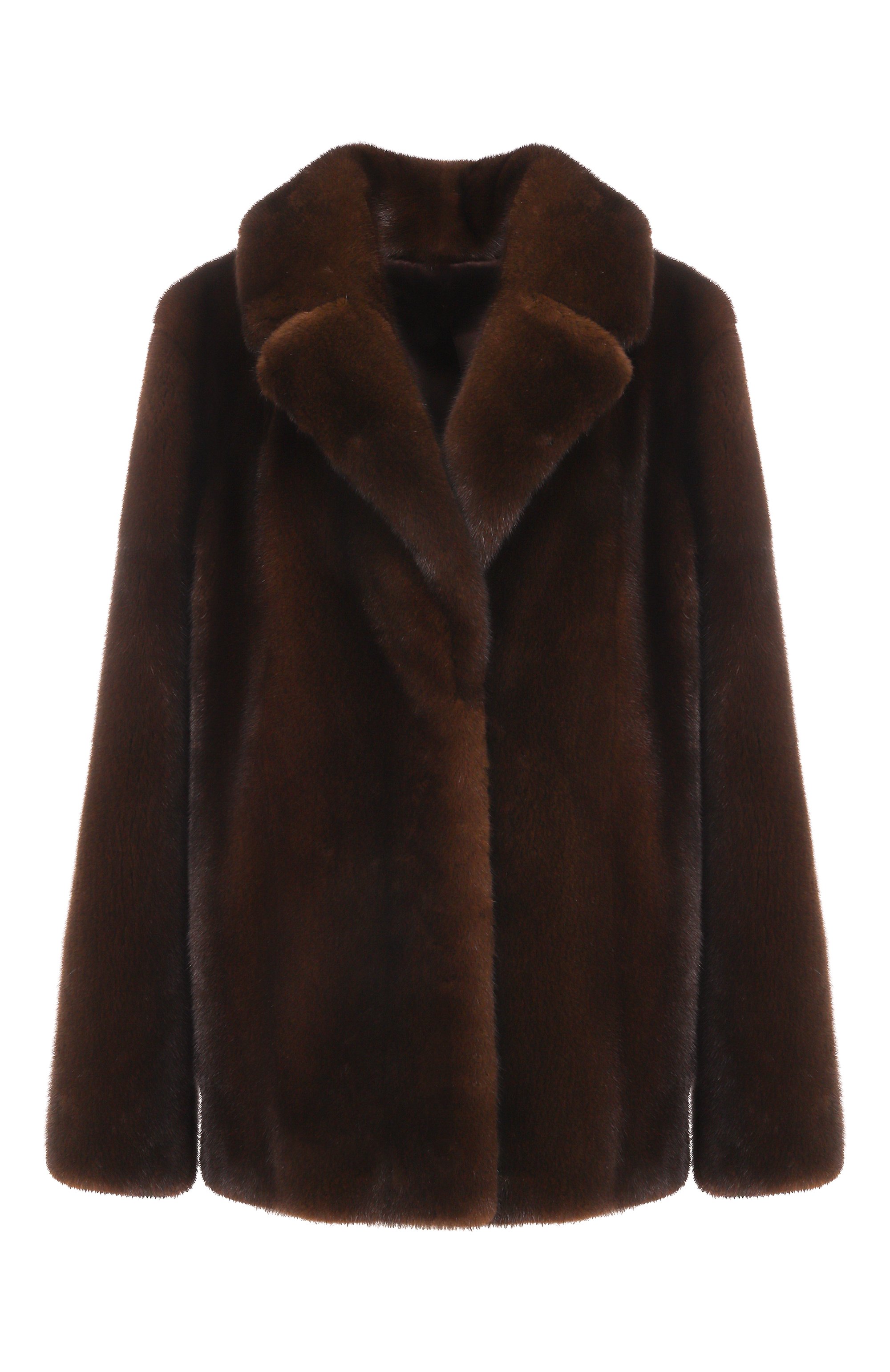 Шуба из норки VICTORIA KUSENKOVA коричневого цвета по цене 998800 руб., арт. 760200004540, фото 1 Шуба из норки VICTORIA KUSENKOVA, арт. 760200004540, фото 1