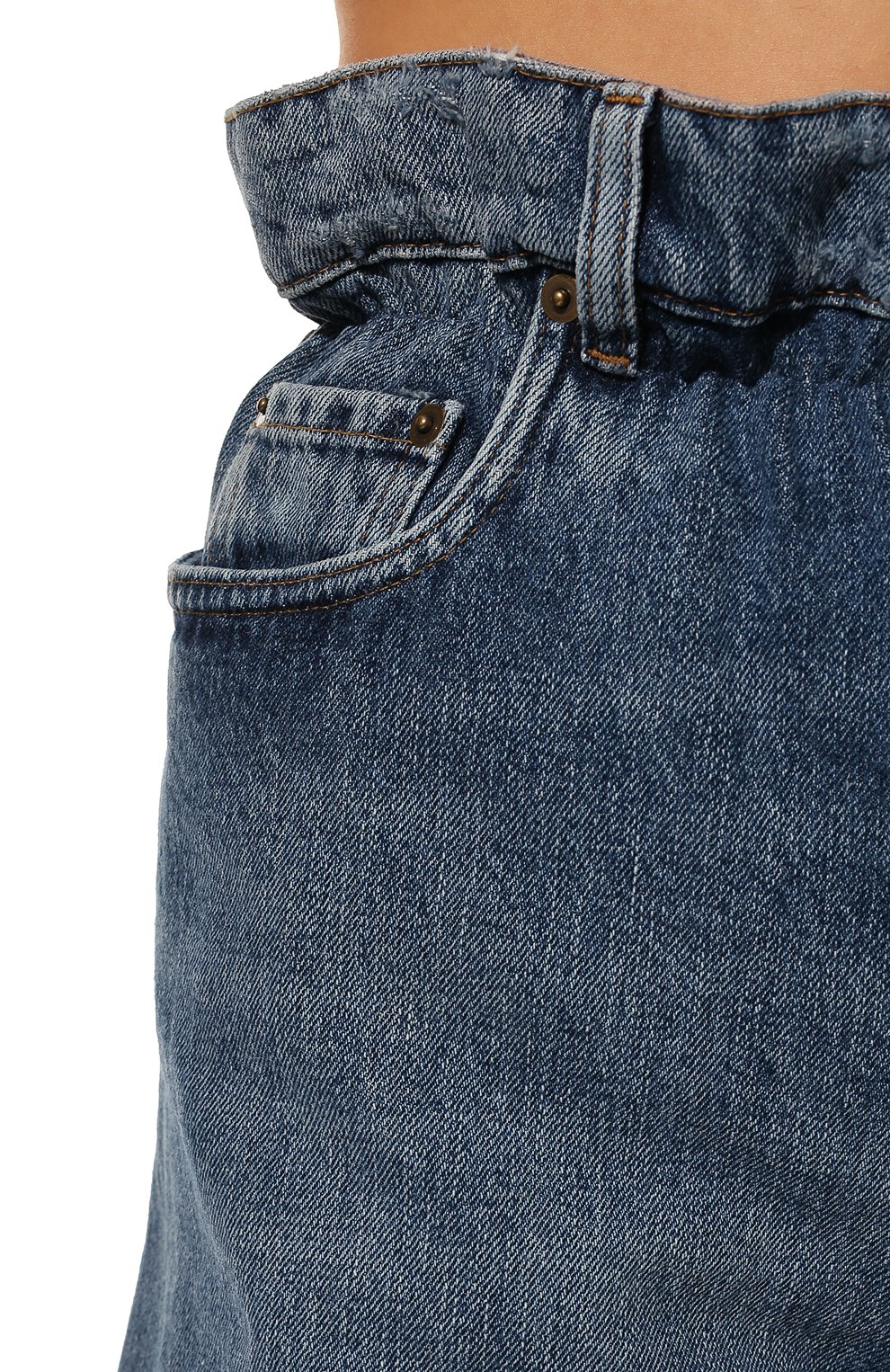 Джинсовые шорты MIU MIU синего цвета по цене 66000 руб., арт. GWP300-1ZGX-F0013, фото 5 Джинсовые шорты MIU MIU, арт. GWP300-1ZGX-F0013, фото 5