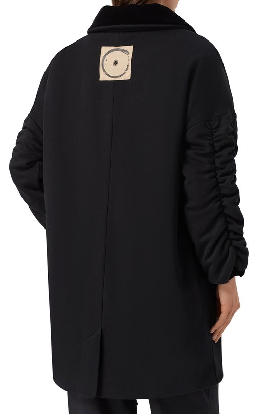 Пальто из хлопка и льна MIDGARD PARIS CT37CN-OS-BK Чёрный  CT37CN-OS-BK Фото 4