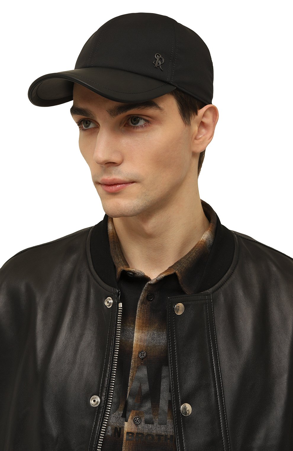 Бейсболка STEFANO RICCI черного цвета по цене 64700 руб., арт. MCV21NP06E/PL001H, фото 2 Бейсболка STEFANO RICCI, арт. MCV21NP06E/PL001H, фото 2