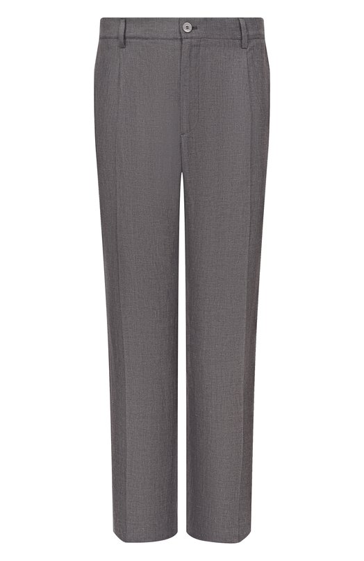 Брюки из шерсти и льна Stefano Ricci M1T610001D/B127HA Серый M1T610001D/B127HA