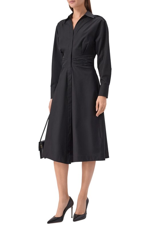 Хлопковое платье BOSS 50553673 Чёрный  50553673 Фото 2