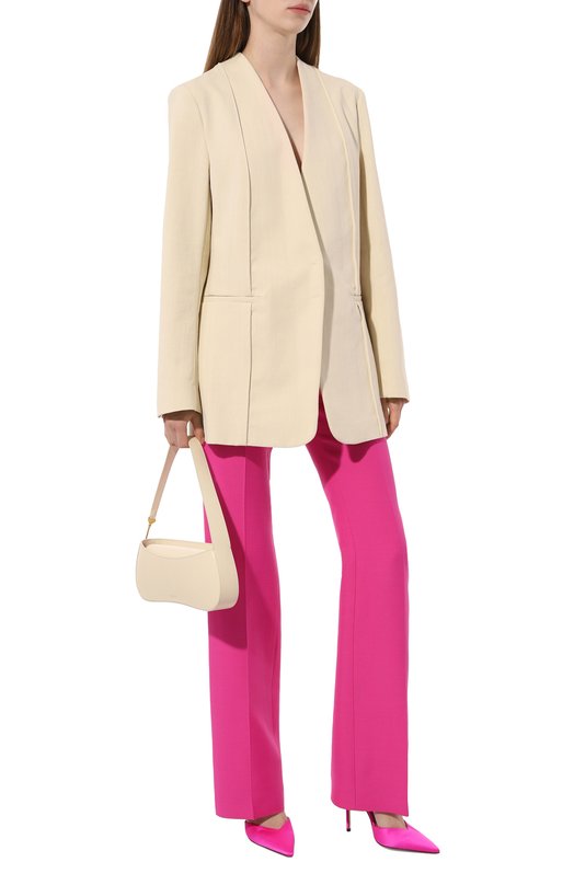 Текстильные туфли Saeda 100 Jimmy Choo SAEDA100/BGH Розовый  SAEDA100/BGH Фото 2