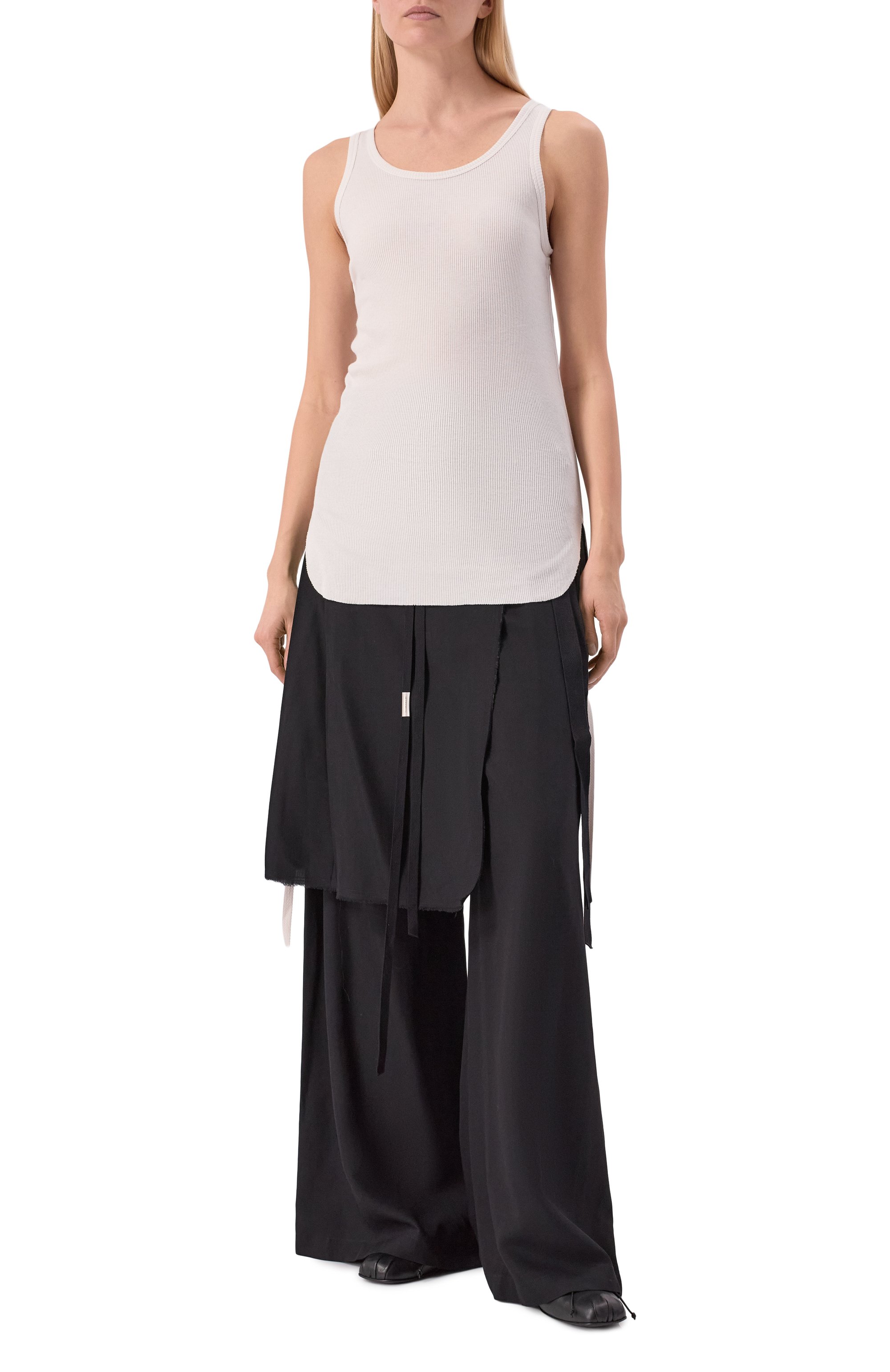 Хлопковая майка ANN DEMEULEMEESTER, арт. B0011982/FA659, фото 3