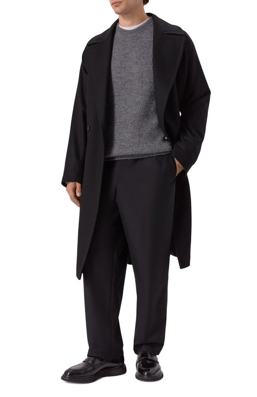 Шерстяное пальто Hevo BRINDISI 150/I740 Чёрный  BRINDISI 150/I740 Фото 2