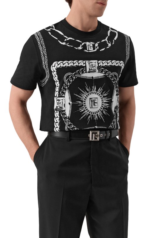 Кожаный ремень Balmain DM1WJ016/LVTL Чёрный  DM1WJ016/LVTL Фото 2